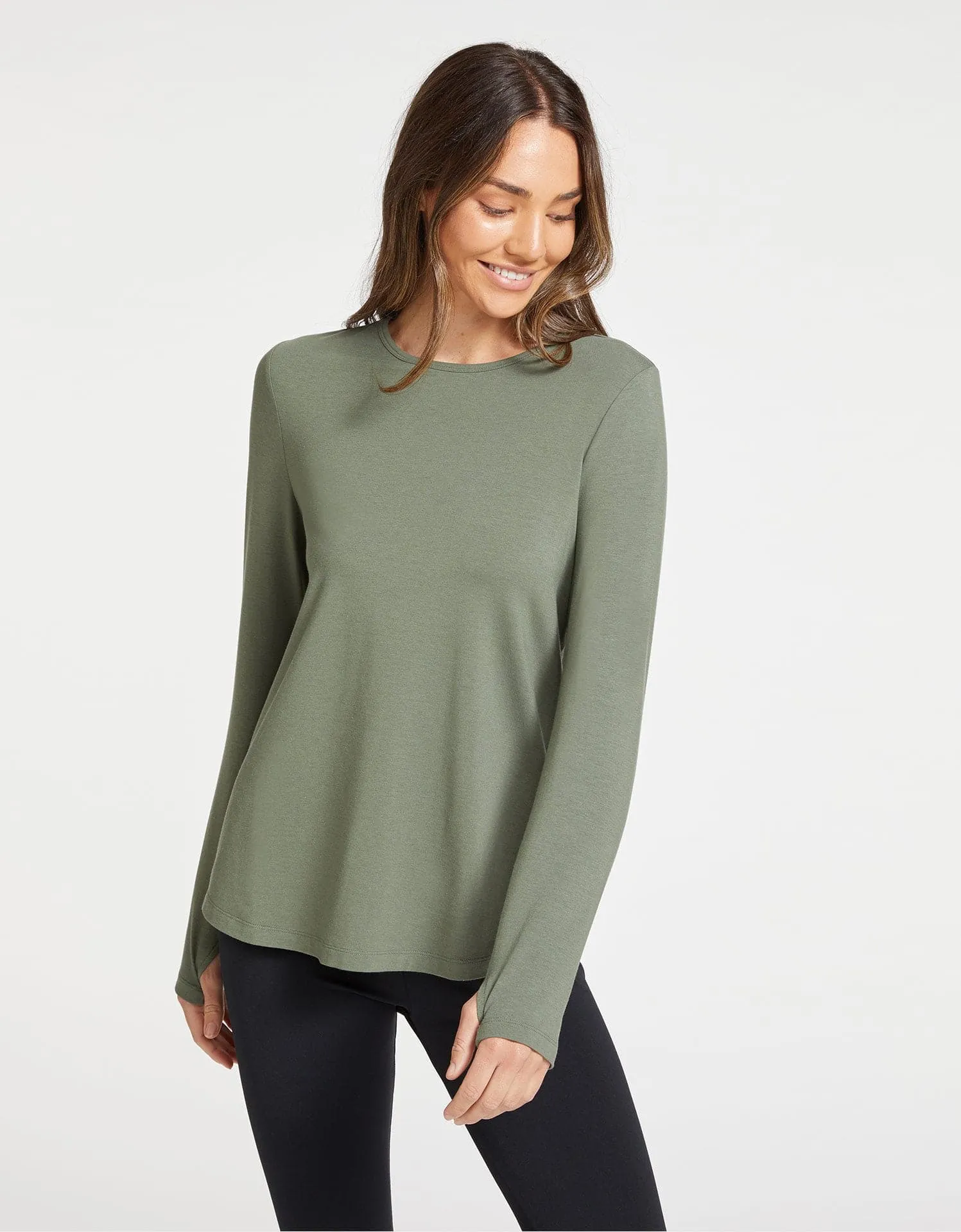 Loose Fit Long Sleeve Swing Top UPF 50  Sensitive Collection