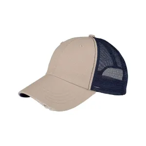 Low Profile Washed Organic Cotton Mesh Cap