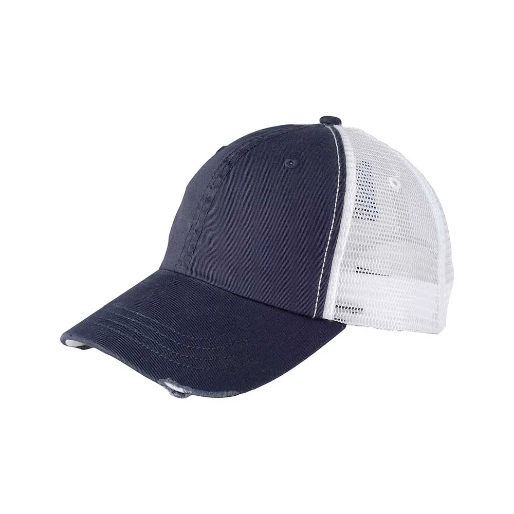 Low Profile Washed Organic Cotton Mesh Cap