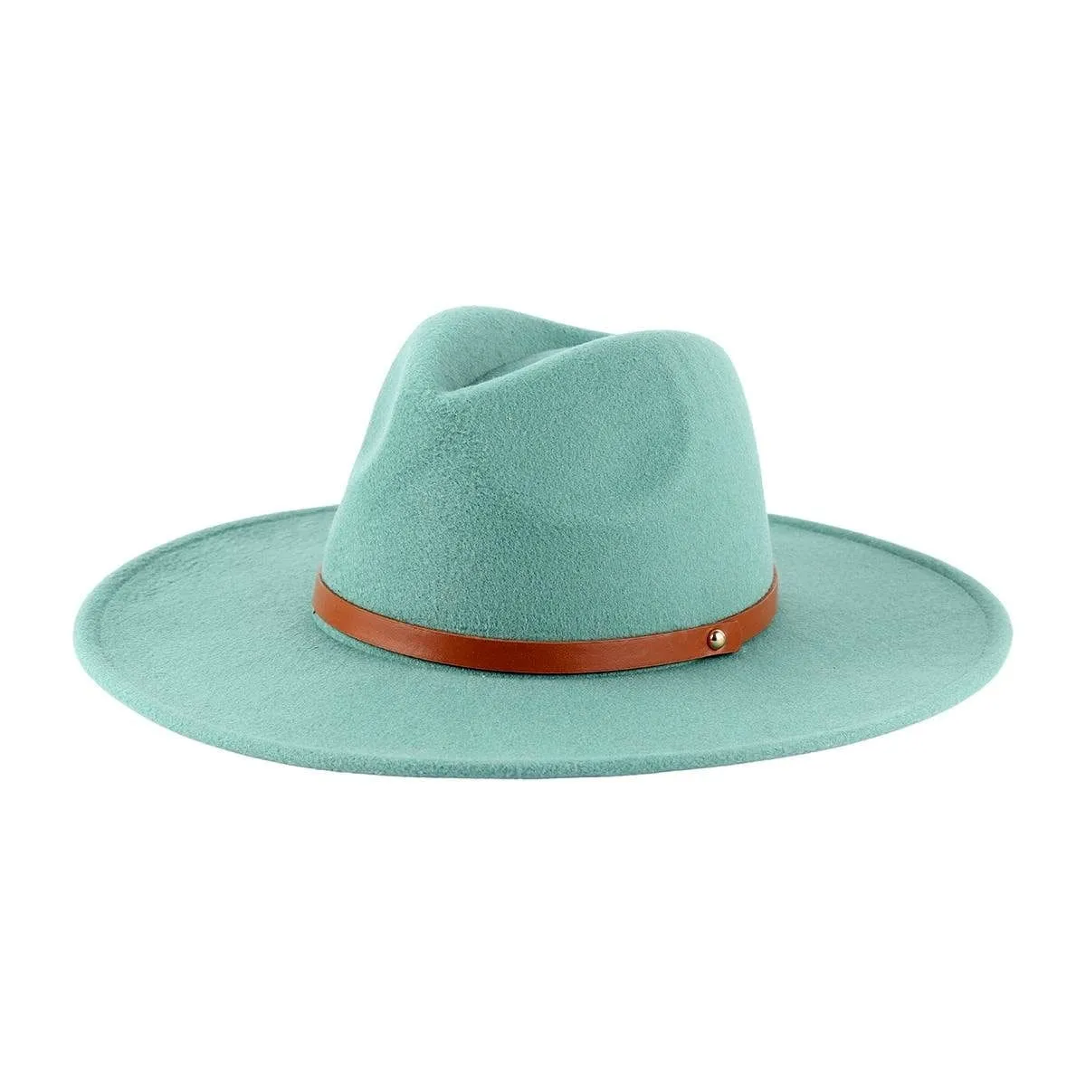 MH0053 Fedora Band Trim Felt Hat