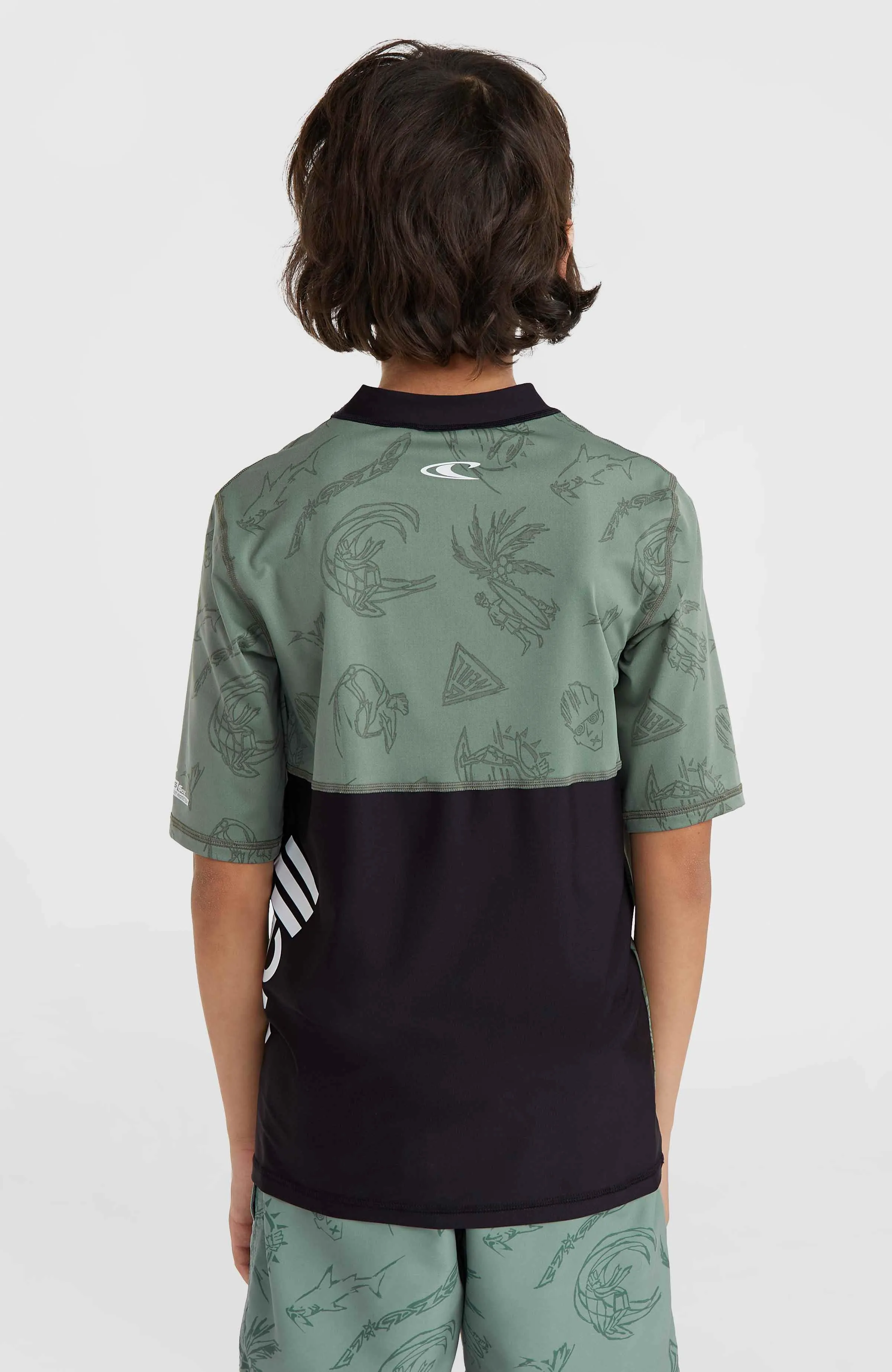 Mix and Match Crazy Short Sleeve Skin | Green Vintage Surfer