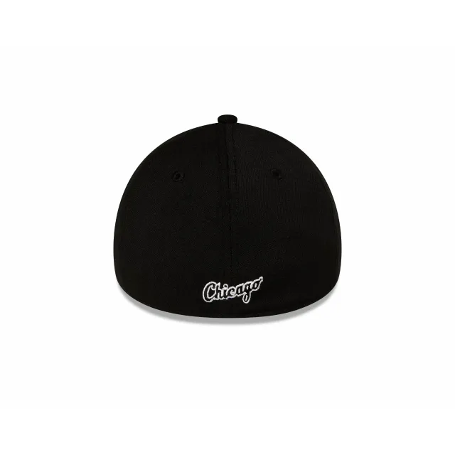 NEW ERA Chicago White Sox 39THIRTY Stretch Fit Cap - Black/Team