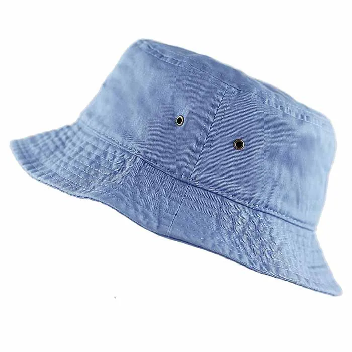 Newhattan 100% Cotton Solid Bucket hats Unisex