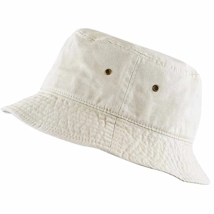 Newhattan 100% Cotton Solid Bucket hats Unisex