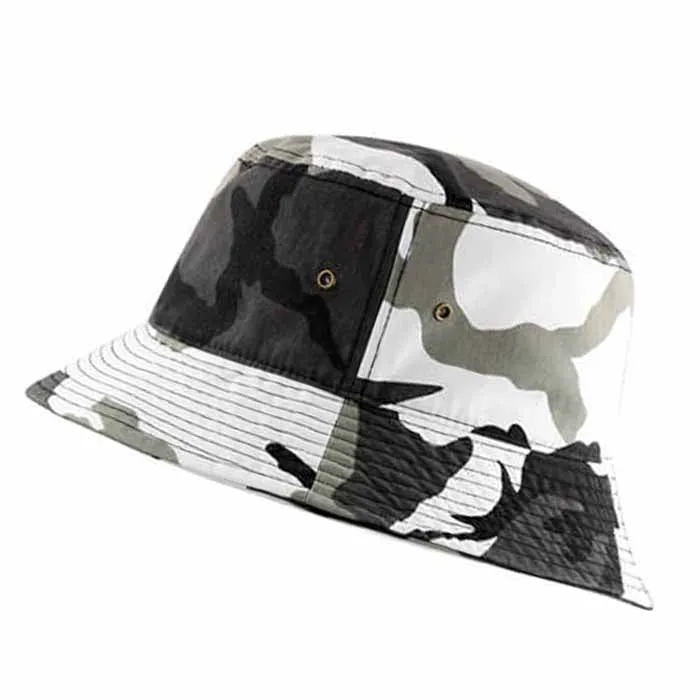 Newhattan Cotton Camo Bucket hats Unisex