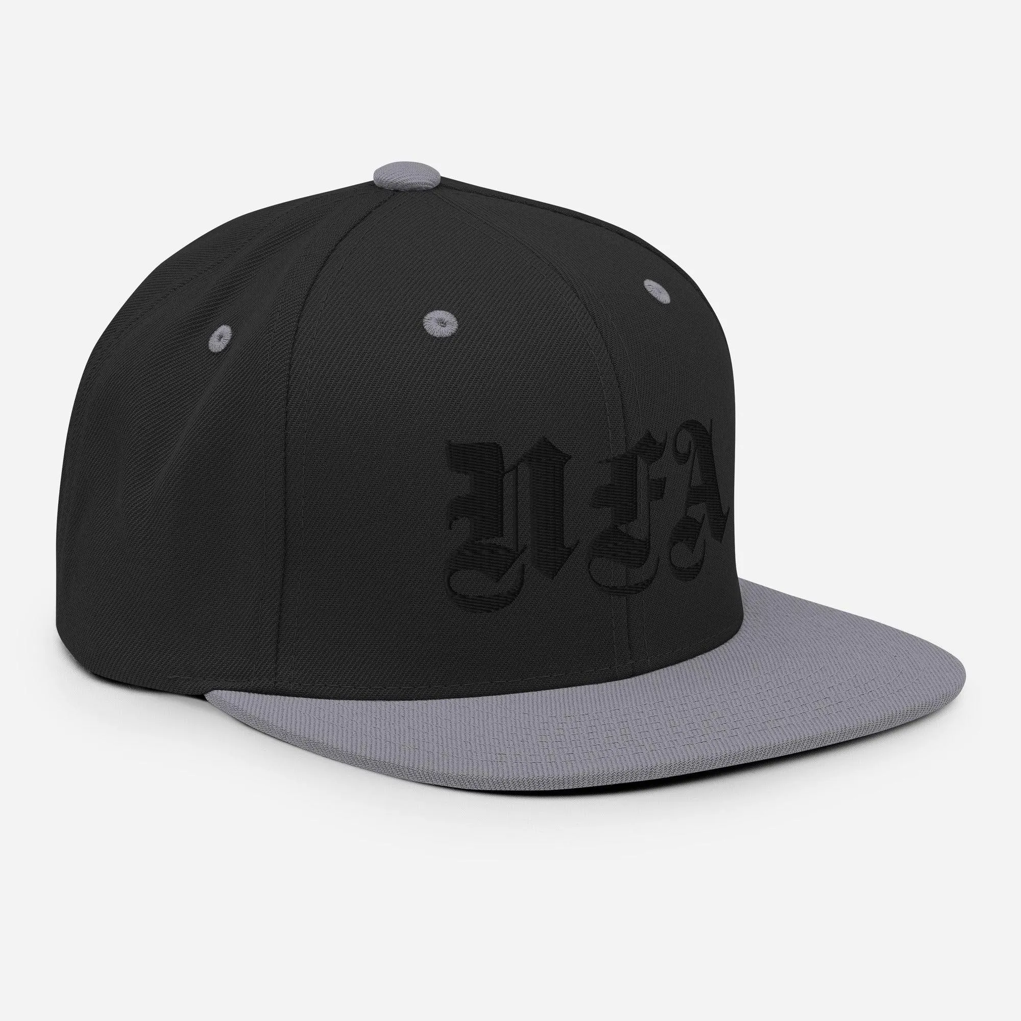 NFA Black Embroidery Snapback Hat