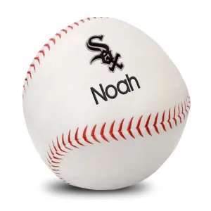 Personalized Chicago White Sox Plush Baseball