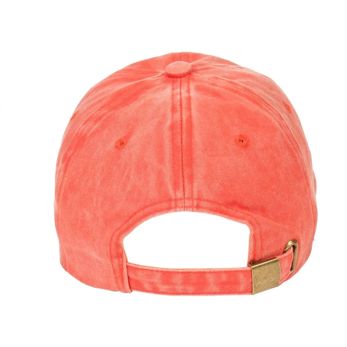 Pigment Dyed Buckle Strapback Hat