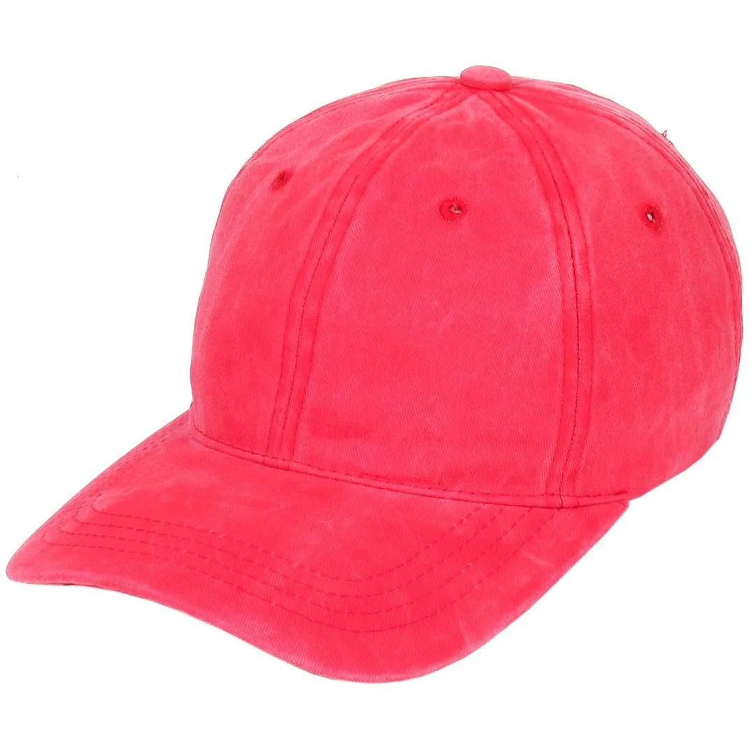 Pigment Dyed Buckle Strapback Hat