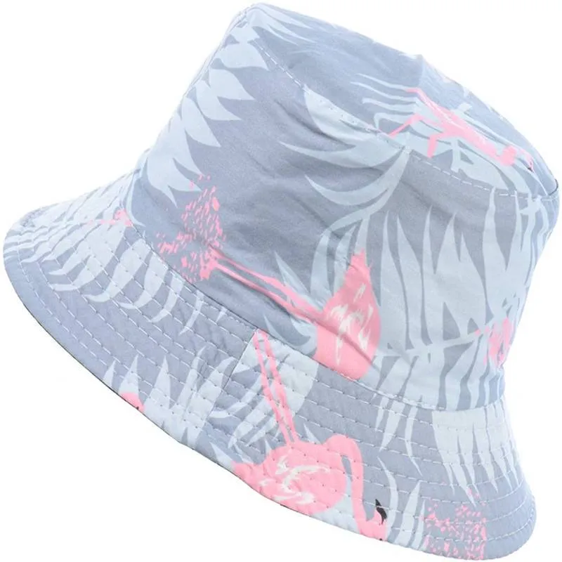 Reversible Printed Bucket hat JH851 blue