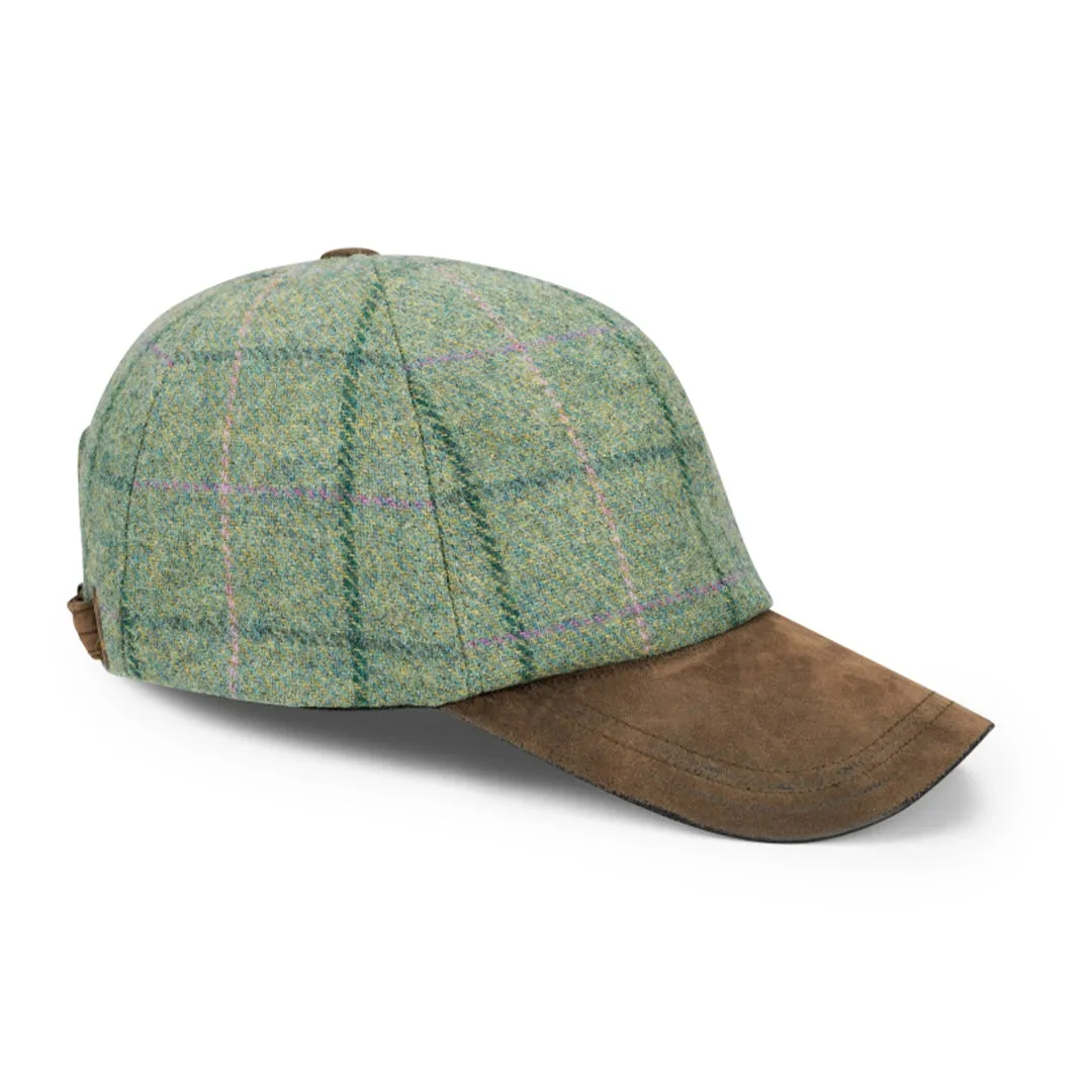 Roslin Ladies Tweed Baseball Cap Spring by Hoggs of Fife