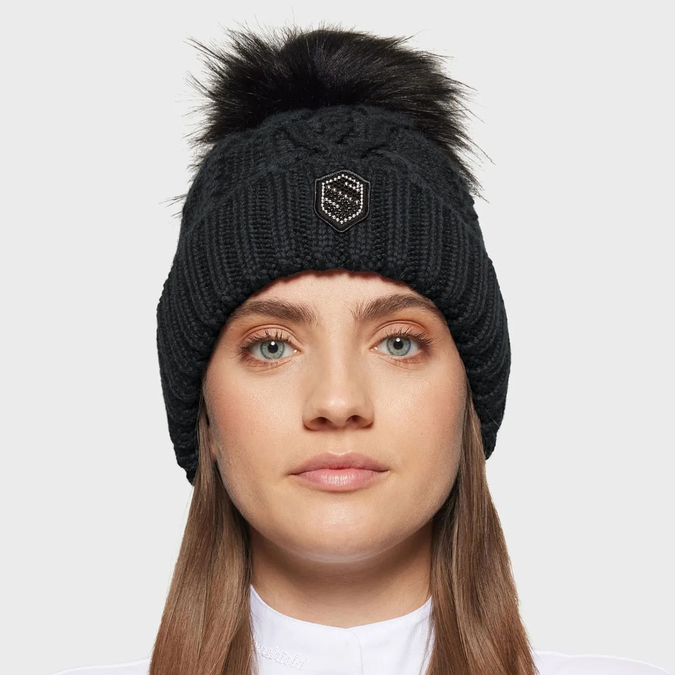 Samshield Nora Pearl Bobble Hat - Black