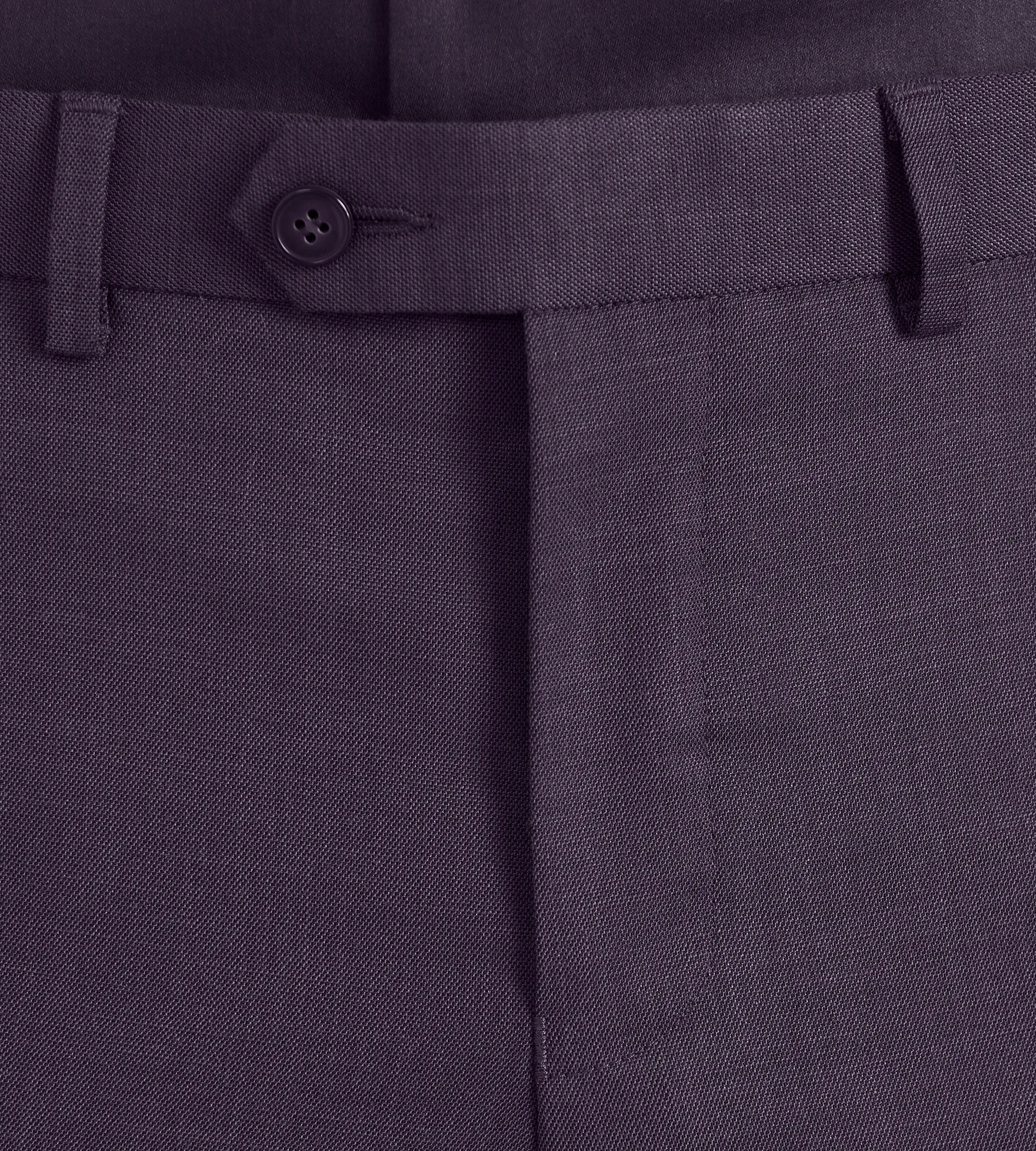 Slim Fit Deep Purple Solid Suit Pants