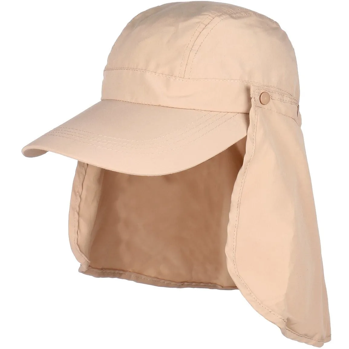 Summer Bucket Cap Style with Removable Back Flap