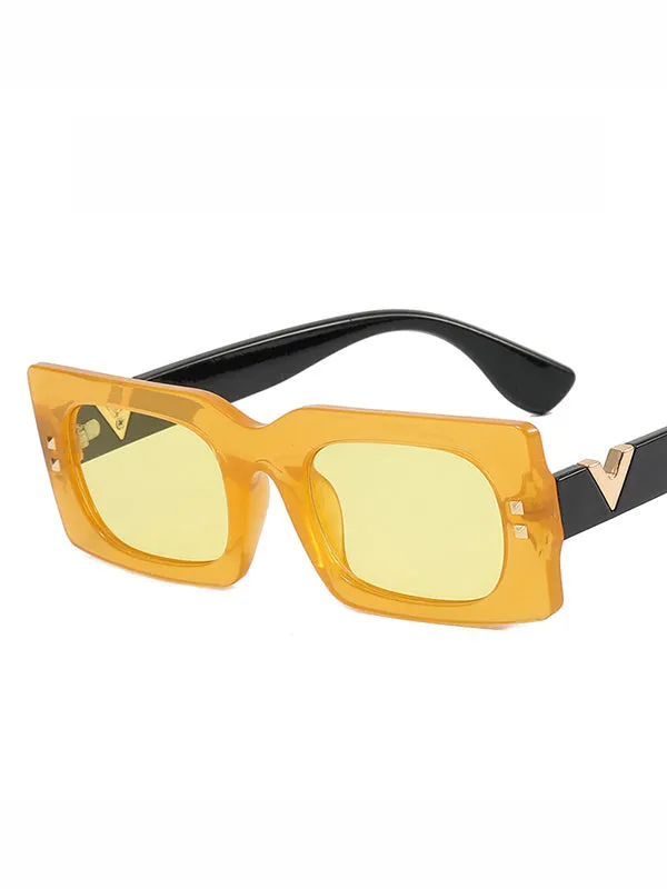 Sun-Protection Geometric Sunglasses Accessories