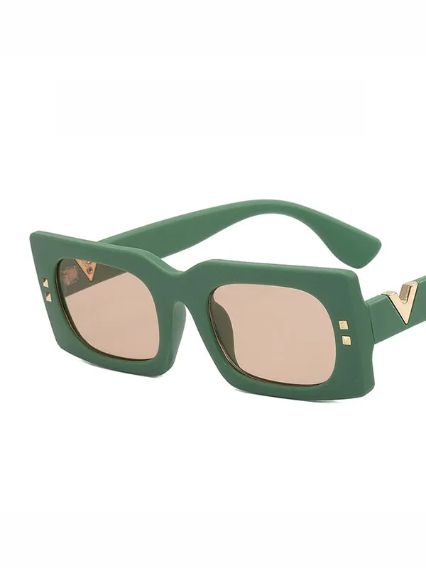 Sun-Protection Geometric Sunglasses Accessories