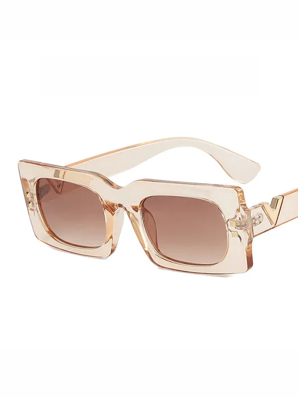 Sun-Protection Geometric Sunglasses Accessories