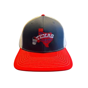 The Texas Bucket List Official Cap - Red, White and Blue