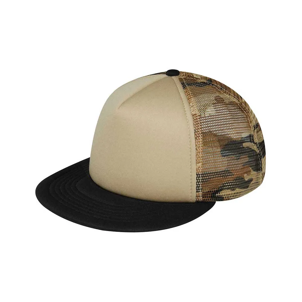 Trucker Flat Bill Trucker Cap