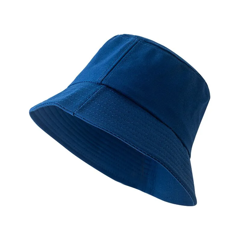 Women's Bucket Hat Unisex Summer Sunscreen Panama Hats Hip Hop Cap Cotton Solid Color Fisherman Hat Bob Outdoor Beach Caps